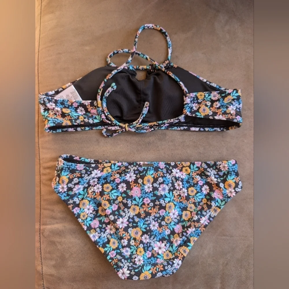 O'Neill Floral Patterned Swimwear Gils Size 10
